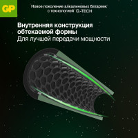 Батарейки GP C / LR14 алкалиновые щелочные Super Alkaline, набор 2 шт (14AA21-BC2) 15497419