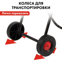 Катушка для садового шланга малая, с колесами Quattro Elementi 772-203