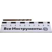 Сверло по металлу кобальтовое (3.2х65 мм) ПРАКТИКА 033-420