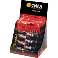 Сверхпрочный супер-клей СИЛА SBL1-6 1 гр.х 6 шт., BL-6 C0045533