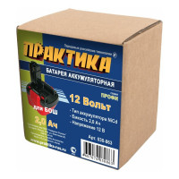 Аккумулятор (12 В; 2.0 А*ч; NiCd) для инструментов BOSCH коробка ПРАКТИКА 030-863
