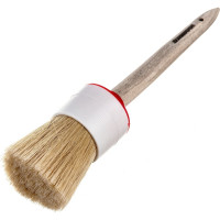 Круглая кисть SANTOOL №14 50 мм с деревянной ручкой 010115-014