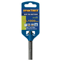 Бур по бетону серия Профи (14х1000 мм; SDS-plus) ПРАКТИКА 031-860
