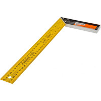 Столярный металлический угольник желтый, 350 мм SANTOOL 050401-350
