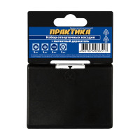 Набор бит (12 шт; PH; PZ; SL; Torx; 25 мм + магнитный держатель) ПРАКТИКА 036-513
