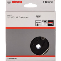 Тарелка шлифовальная для эксцентриковых шлифмашин GEX 125-1 (125 мм; средней жесткости) Bosch 2608000349