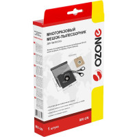 Мешок-пылесборник синтетический универсальный (1 шт; фланец 120х130 мм; микрофильтр) OZONE MX-UN