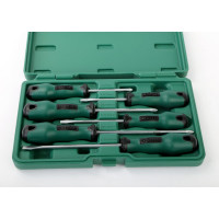 Комбинированный набор крестовых и плоских отверток 6шт серия T SATA S09309