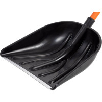 Снеговая пластиковая лопата Cicle Купец с алюм. планкой, мет. черенком и V-ручкой 4607156366996