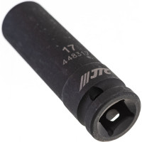Головка торцевая 1/2” 17 12-ти гранная ударная тонкостенная L=82мм JTC 448317