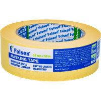 Малярная лента Folsen желтая 60oC 38ммx50м 02338