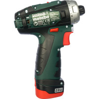 Аккумуляторная дрель Metabo PowerMaxx BS Basic Set с набором оснастки 600080880
