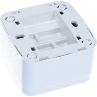 Одноклавишный выключатель, белый UNIVersal Электра 0001