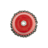 Щетка чашечная для УШМ (150 мм; М14; крученая проволока  0.8 мм) MATRIX 74626