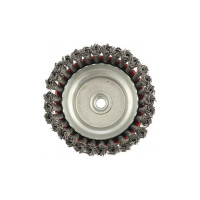 Щетка чашечная для УШМ (150 мм; М14; крученая проволока  0.8 мм) MATRIX 74626