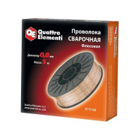 Проволока сварочная флюсовая (5 кг; 0.8 мм) QUATTRO ELEMENTI 770-377