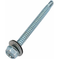 Кровельный саморез с шайбой EPDM КРЕП-КОМП цинк 6,3х70 50шт ск6370ф