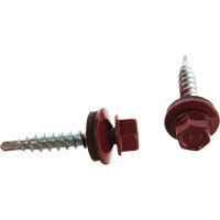 Кровельный саморез Kenner 4,8х29 RAL3011 красно-коричневый 300шт ск293011ф