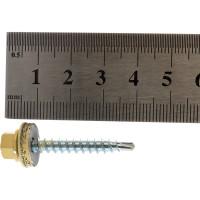 Кровельный саморез Kenner 4,8х35 RAL1014 слоновая кость 250шт ск351014ф