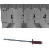 Крашенная заклепка алюм/сталь Kenner 3,2х8 RAL3005 1000шт зк3283005