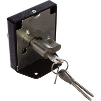 Накладной замок ЗЕНИТ Зенит-ЗН-1-2.1 черный 08873