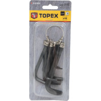 Набор шестигранных ключей TOPEX 10 шт., 1.5-10 мм 35D954