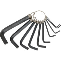 Набор шестигранных ключей TOPEX 10 шт., 1.5-10 мм 35D954