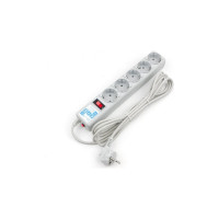 Фильтр-удлинитель B 5м 5роз. серый Power Cube SPG-B-15