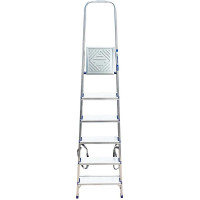 Алюминиевая стремянка Алюмет 6 ступеней. Серия AM706