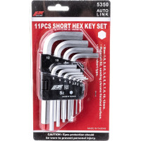 Набор Г-образных шестигранных ключей 1.5-12мм 11шт JTC 5350