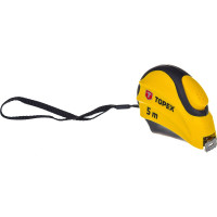 Рулетка стальная TOPEX с автостопом двухкомпонентный корпус 27C385