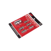 Набор вставок 1/2 DR сплайн с держателем М5-12 JTC 5365