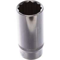 Набор глубоких двенадцатигранных торцевых головок 1/2" 10-32мм в кейсе 17шт JTC-K4172