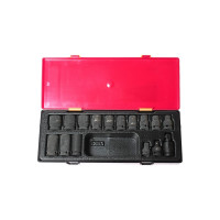Набор шестигранных ударных торцевых головок 1/2" 10-24мм в кейсе 16шт JTC-K4161