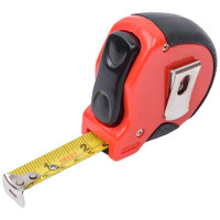 Рулетка 5м 19мм обрезиненный корпус JTC-3507