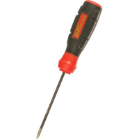 Профессиональная отвертка с противоскользящей рукояткой PH0*75мм JTC-5448