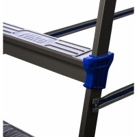 Стальная стремянка Nika 6 широких ступеней, с лотком для инструмента НИКА-СМ6