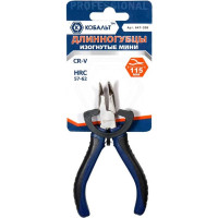 Длинногубцы изогнутые мини 115 мм КОБАЛЬТ 647-208