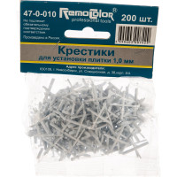 Крестики (200 шт; 1 мм) для плитки РемоКолор 47-0-010
