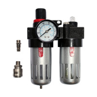 Регулятор давления MF-3 с лубрикатором и фильтром, разъем EURO QUATTRO ELEMENTI 771-053