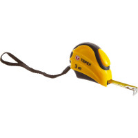 Рулетка стальная TOPEX с автостопом двухкомпонентный корпус 27C383