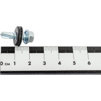 Кровельный саморез Daxmer 5,5x19 цинк, сверло №3, 250 шт. 00000304285