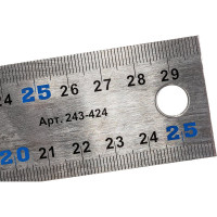 Столярный угольник 300мм, нерж.сталь, чугунное основание КОБАЛЬТ 243-424