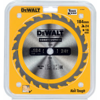 Пильный диск CONSTRUCT (184х16 мм; 24 ATB) DEWALT DT1939