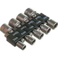 Набор усиленных головок, CrV, 9 шт, 5-13 мм FIT IT 57915