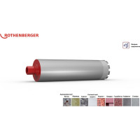 Коронка сверлильная алмазная HSP-E (152х450 мм; 1 1/4 UNC) Rothenberger FF51152