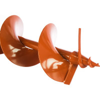 Шнек для грунта однозаходный GDB-150 (20 мм; 150 мм; 80 см) CARVER 01.003.00046