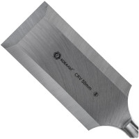 Плоская стамеска 50х140мм, CR-V, двухкомпонентная рукоятка КОБАЛЬТ 245-657