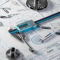 Цифровой штангенциркуль NORGAU ABS 0-150 мм/0,01 мм, тип NCD-15AD 040040015