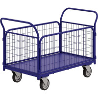 Платформенная тележка с сетчатыми бортами RUSKLAD ТС 5, 700x1200 мм, d160 мм ТС 5 160